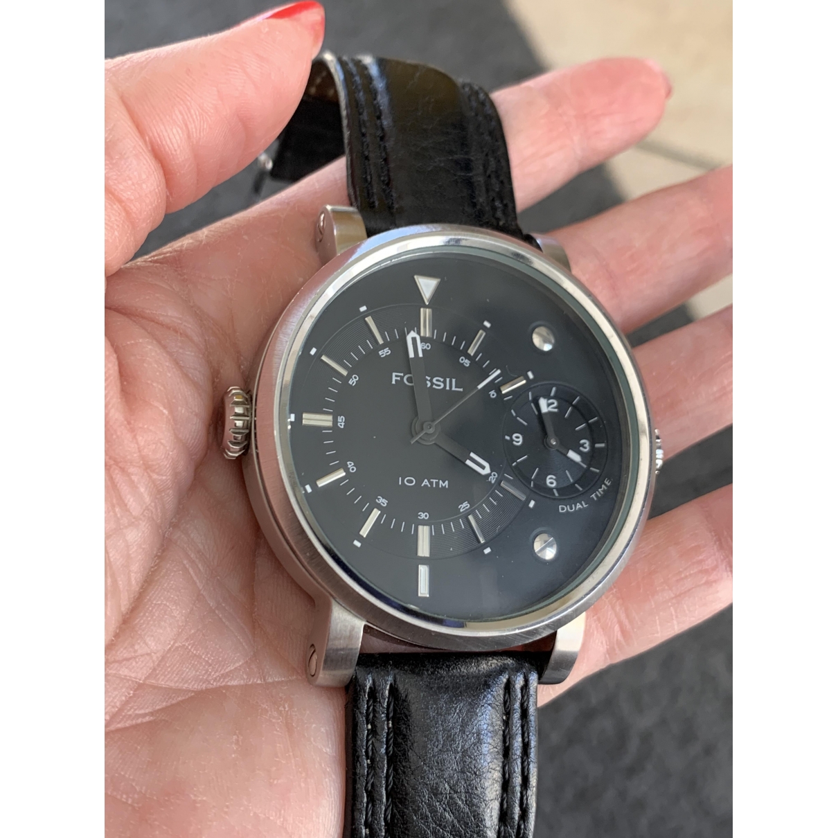 Watch Fossil Black in Steel - 9818583